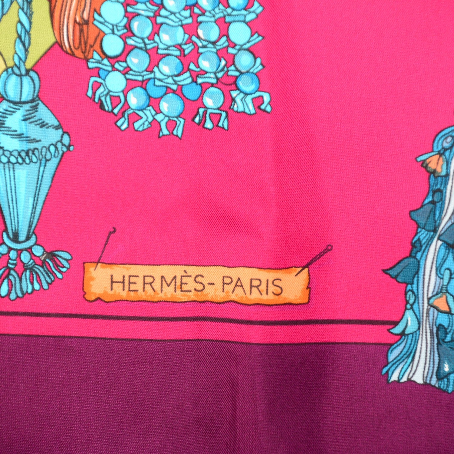 Hermes Silk Passementerie Scarf 90 3 of 7