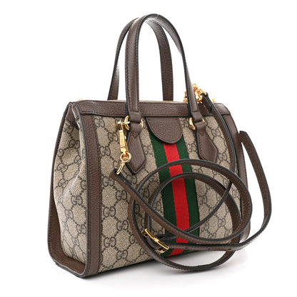 Gucci GG Supreme Monogram Small Ophidia Tote Bag Brown 2 of 10