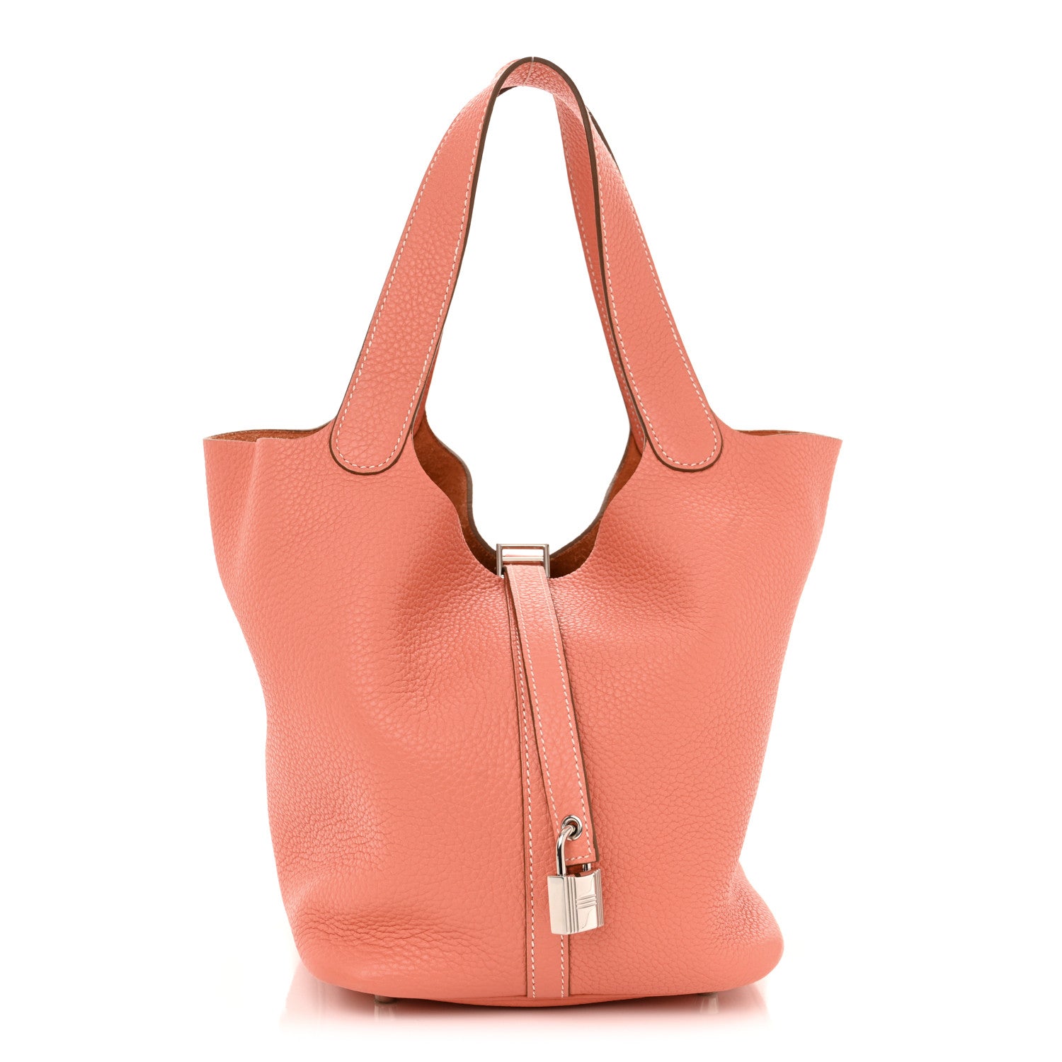 Hermes Taurillon Clemence Picotin Lock 22 MM Crevette 1 of 10