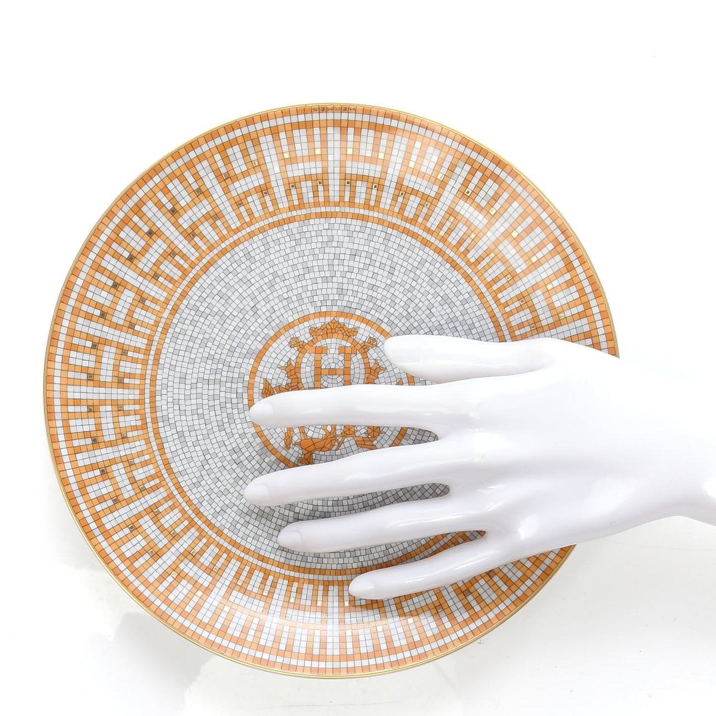 Porcelain Mosaique au 24 Dessert Plate Set of 2
