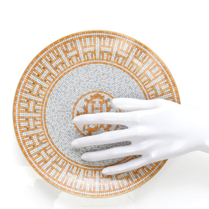 Hermes Porcelain Mosaique au 24 Dessert Plate Set of 2 3 of 6