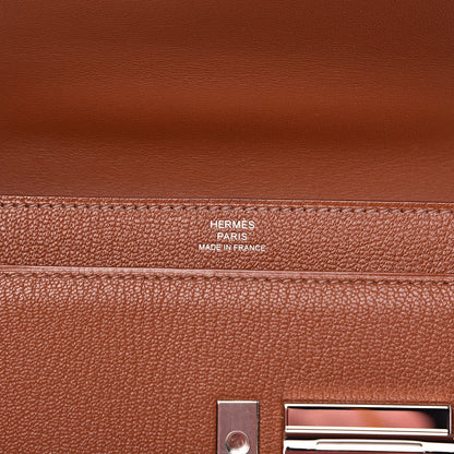 Hermes Chevre Mysore Mini Verrou Large Strap Bag Gold 6 of 11