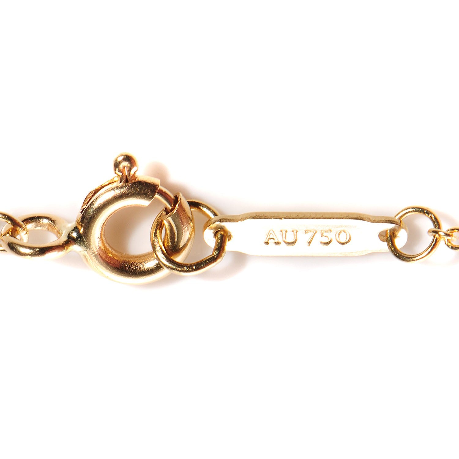 Tiffany 18K Yellow Gold Heart Pendant Necklace 5 of 6