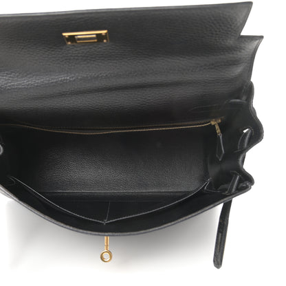 Hermes Ardennes Kelly Retourne 32 Black 5 of 14