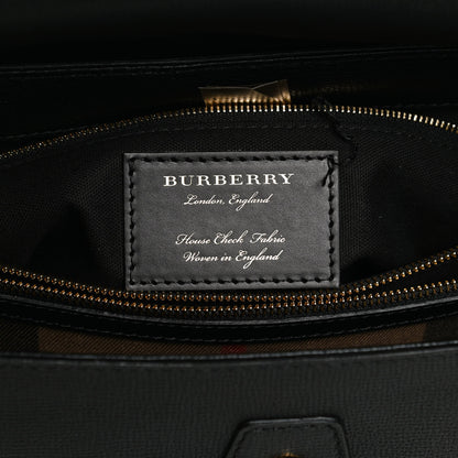 Burberry Derby Calfskin House Check Medium Camberley Black 6 of 13