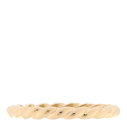 David Yurman 18K Yellow Gold 2.7mm Pave Flex Ring 60 9 3 of 4