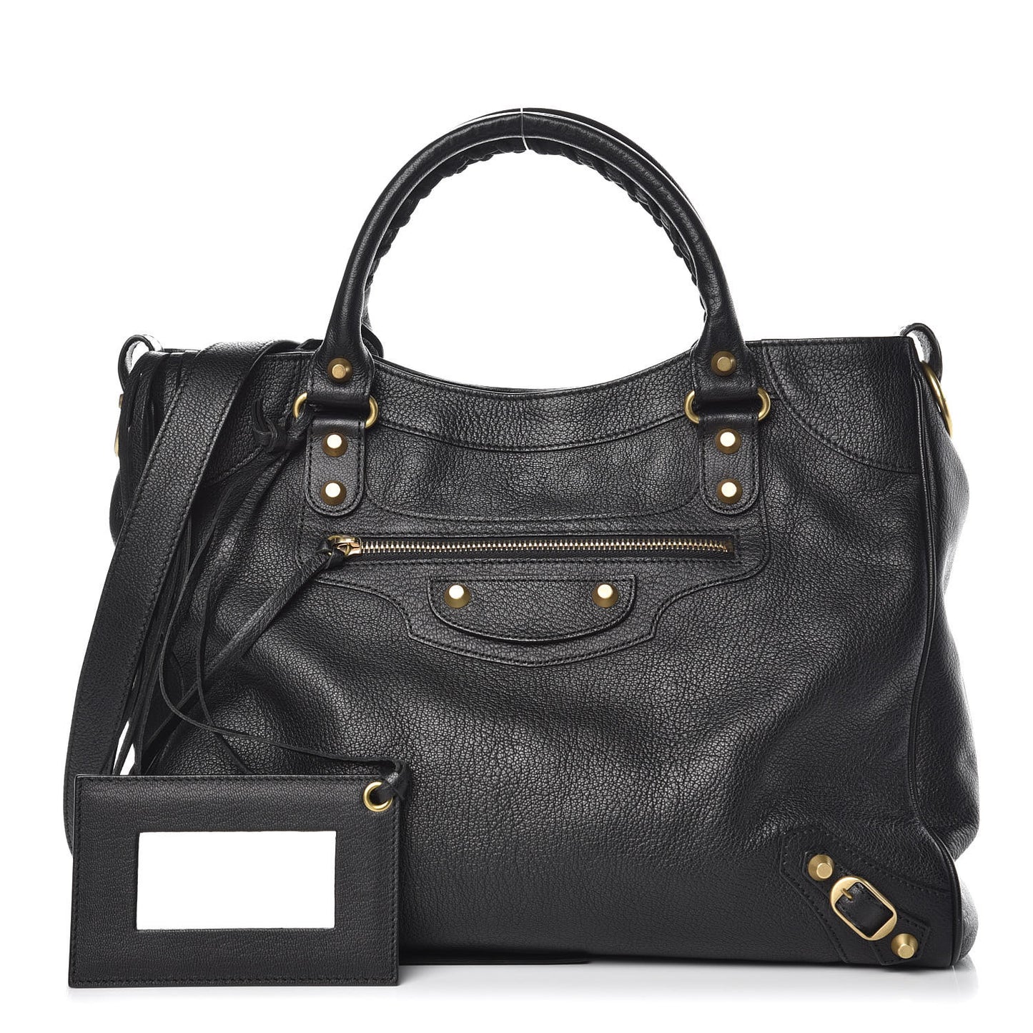 Chevre Classic Gold Hardware Velo Black