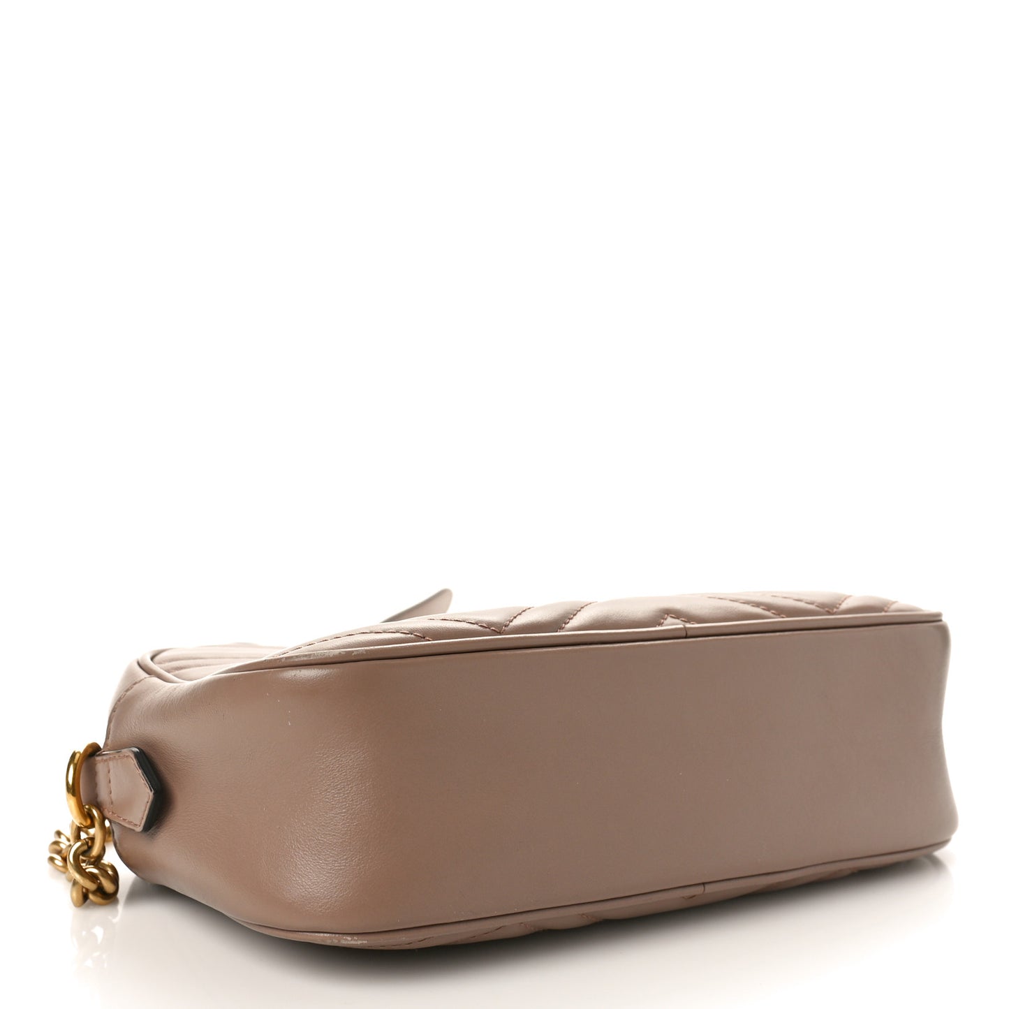 Calfskin Matelasse Small GG Marmont Chain Shoulder Bag Porcelain Rose