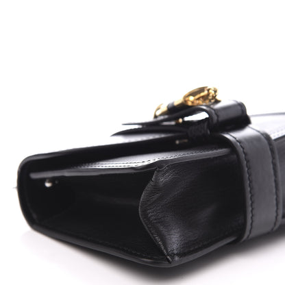 Chloe Shiny Goatskin Calfskin Mini Aby Chain Shoulder Bag Black 7 of 11