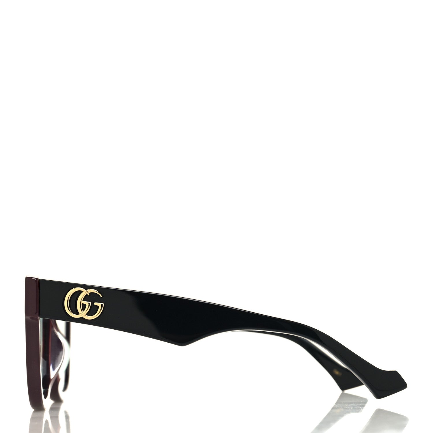 Gucci Rectangle 52mm Frame Sunglasses GG0998S Burgundy 4 of 8