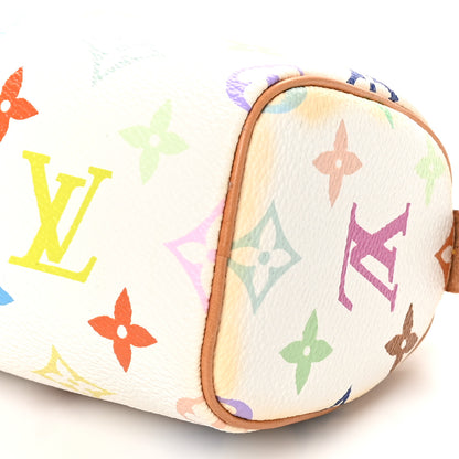 Louis Vuitton Monogram Multicolor Mini Sac HL Speedy White 9 of 9