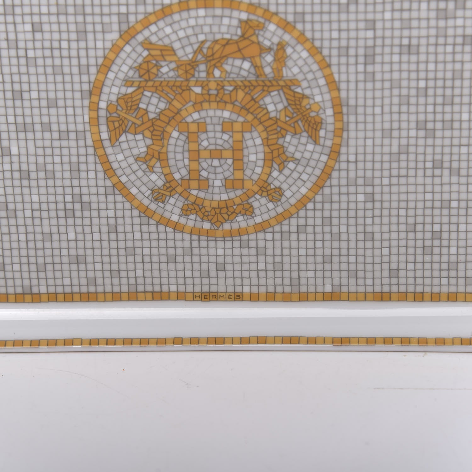 Hermes Porcelain Mosaique au 24 Sushi Plate 6 of 8