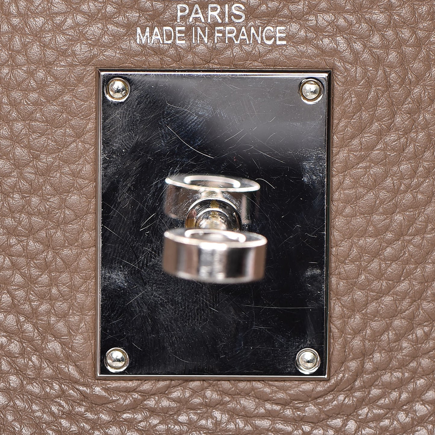 Taurillon Clemence Shoulder Kelly 40 Etoupe