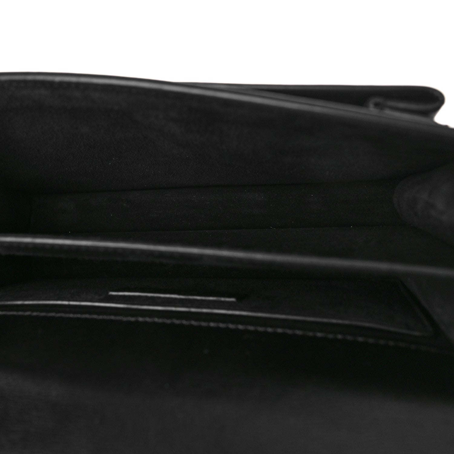 Saint Laurent Calfskin Medium Monogram Monochrome Sunset Black 5 of 9