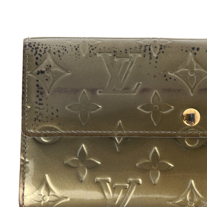 Louis Vuitton Vernis Sarah Wallet Gris Art Deco 8 of 8