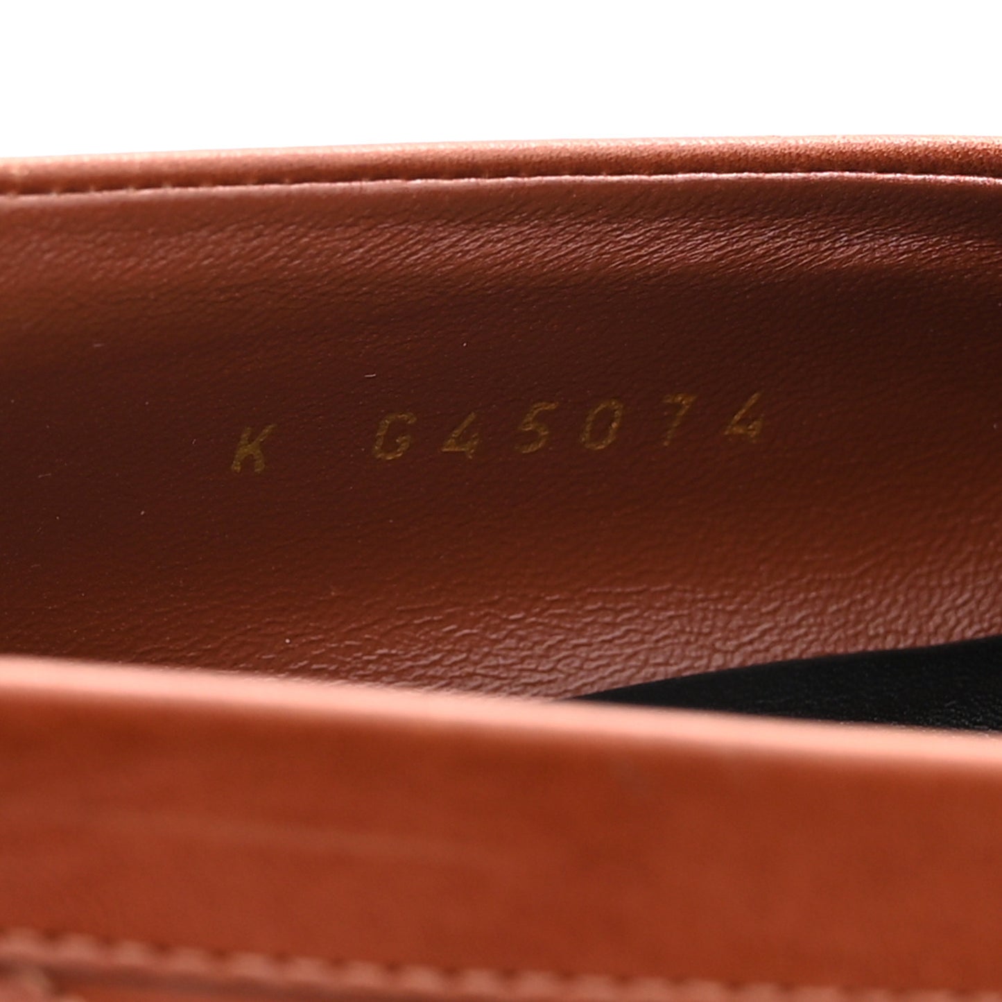 Calfskin Quilted CC Mocassin Loafers 38.5 Light Brown