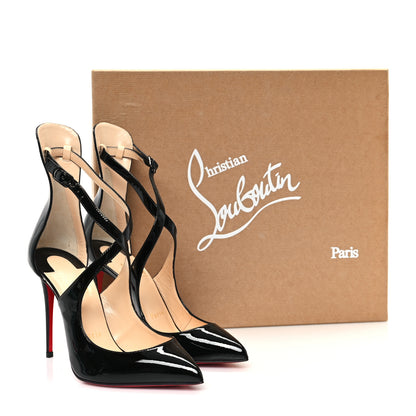 Christian Louboutin Patent Marlenarock 100 Pumps 35.5 Black 10 of 10