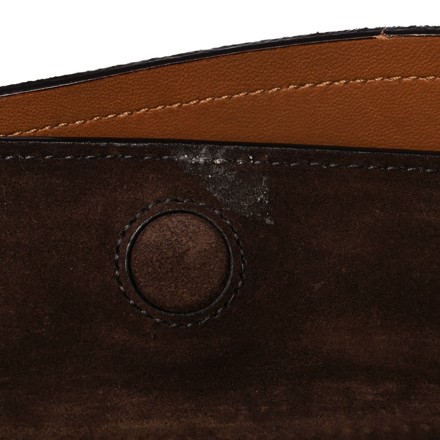 Prada Scamosciato Suede Medium Double Bag Tote Mogano 8 of 8