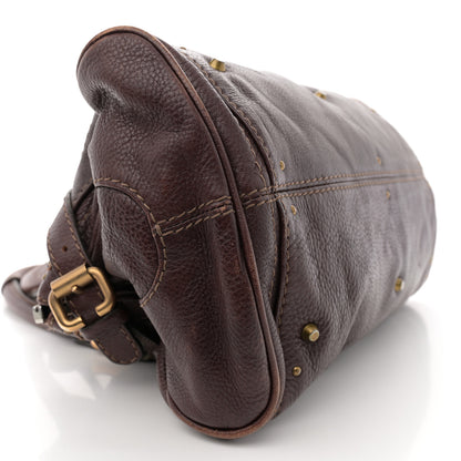 Chloe Calfskin Medium Paddington Satchel Chocolate 9 of 18
