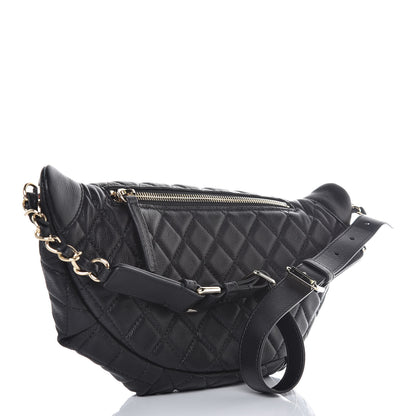 Chanel Calfskin Quilted Belt Me Up Waist Bag Black 3 of 7