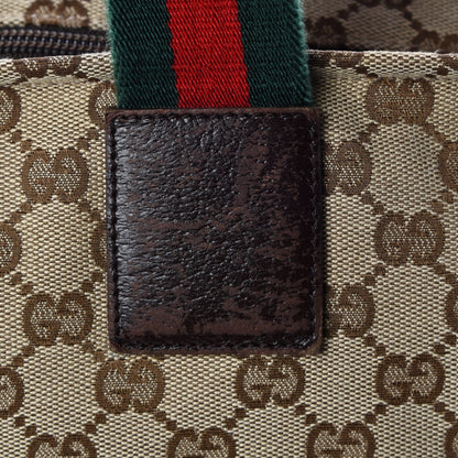 Gucci Monogram Web Large Diaper Tote Brown 12 of 19