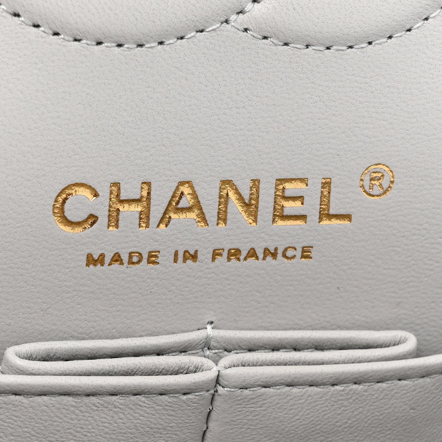 Chanel Caviar Quilted Small Double Flap Grey 7 of 13