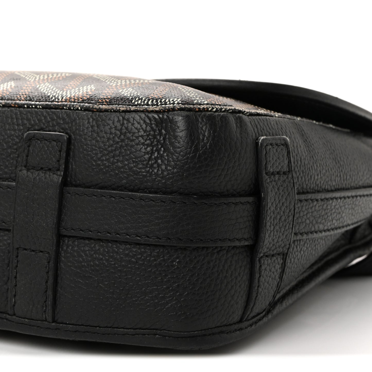 Goyardine Belvedere II MM Messenger Bag Black