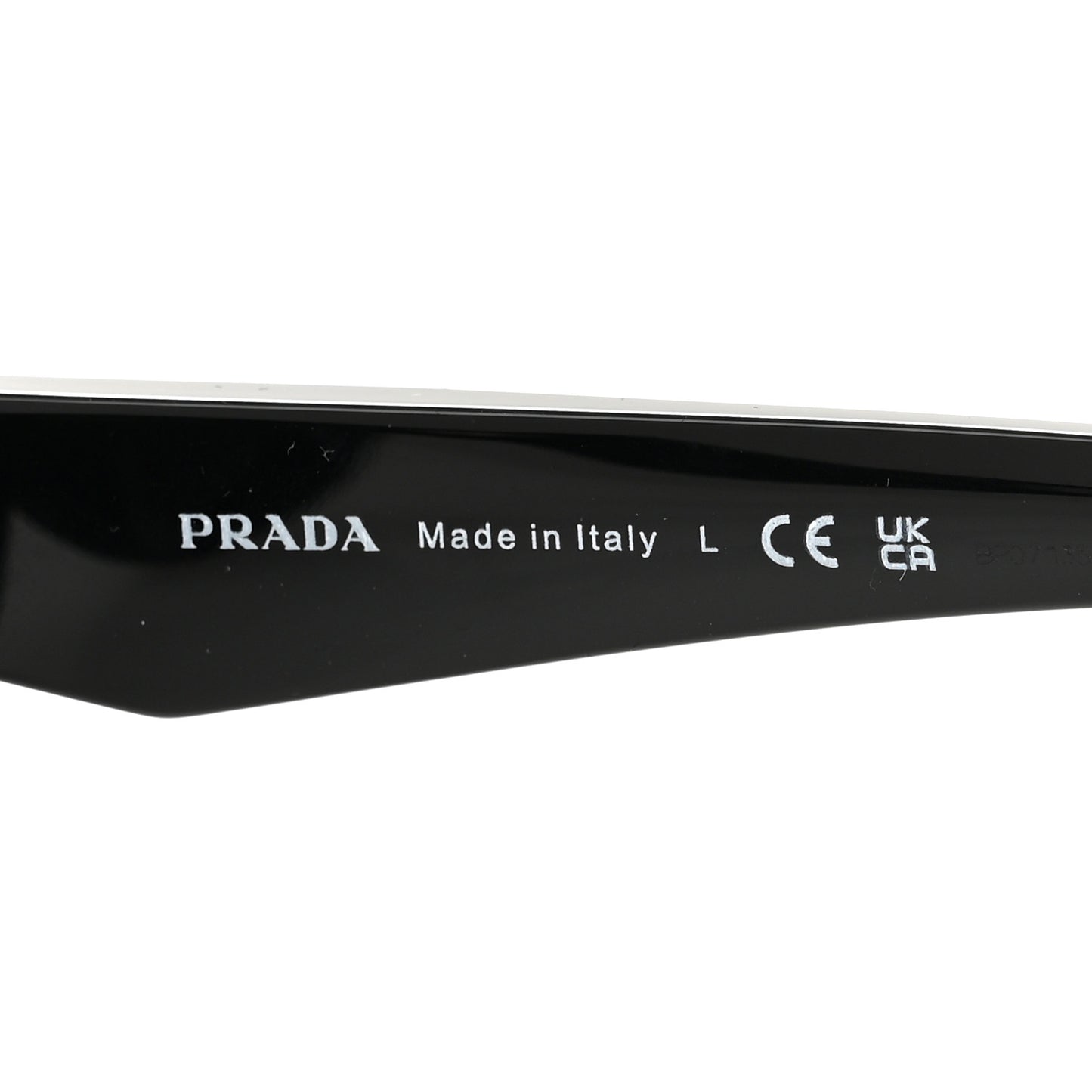 Acetate Oval Sunglasses SPR 26Z Black