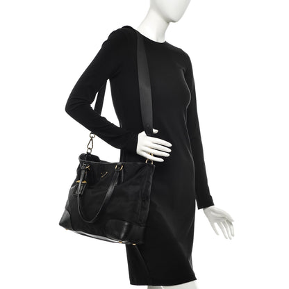 Prada Tessuto Nylon Tote Nero Black 2 of 12