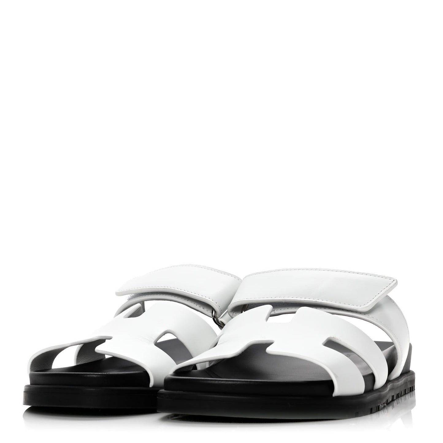 Calfskin Womens Chypre Sandals 37 White