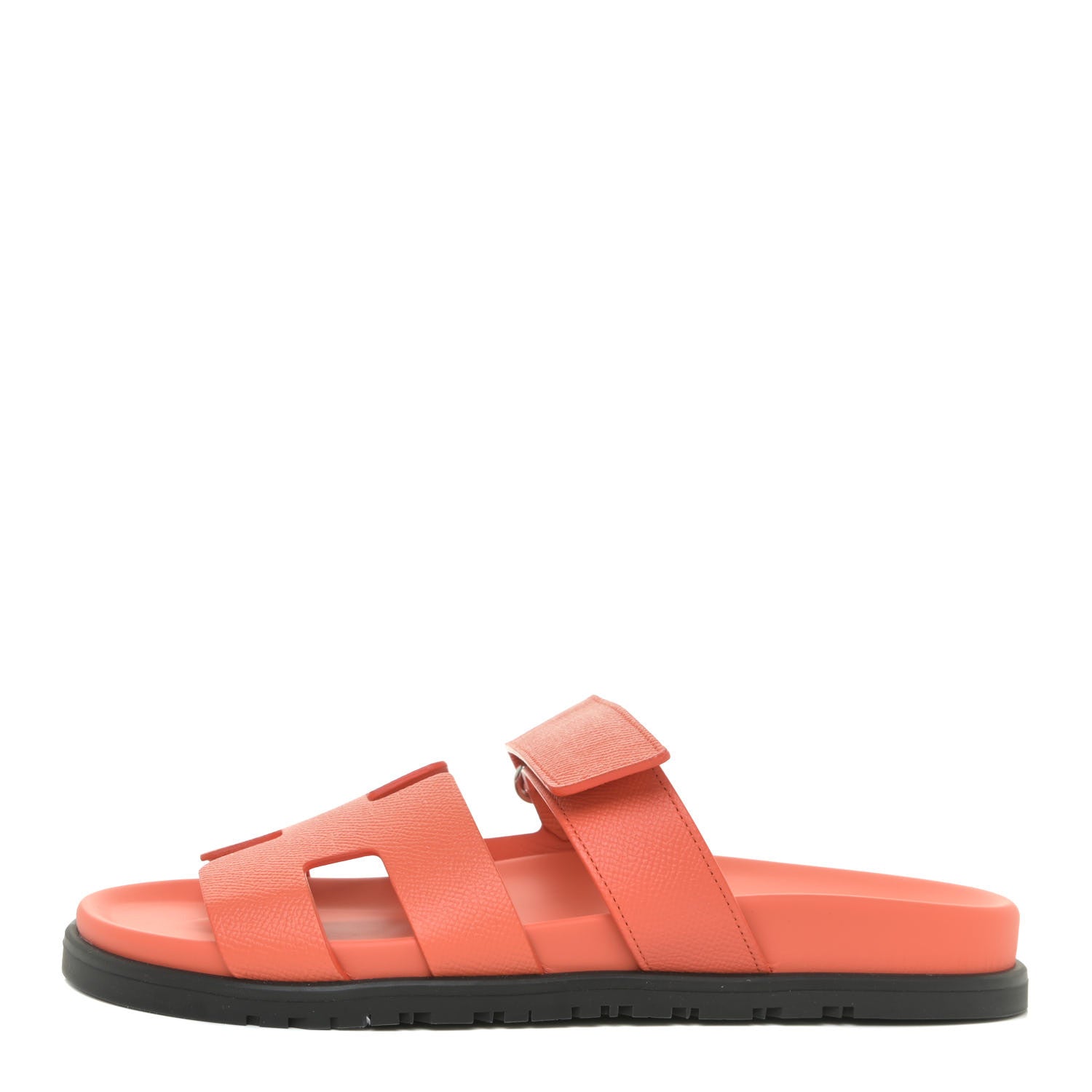 Hermes Epsom Womens Chypre Sandals 40 Rose Sorbert 1 of 11