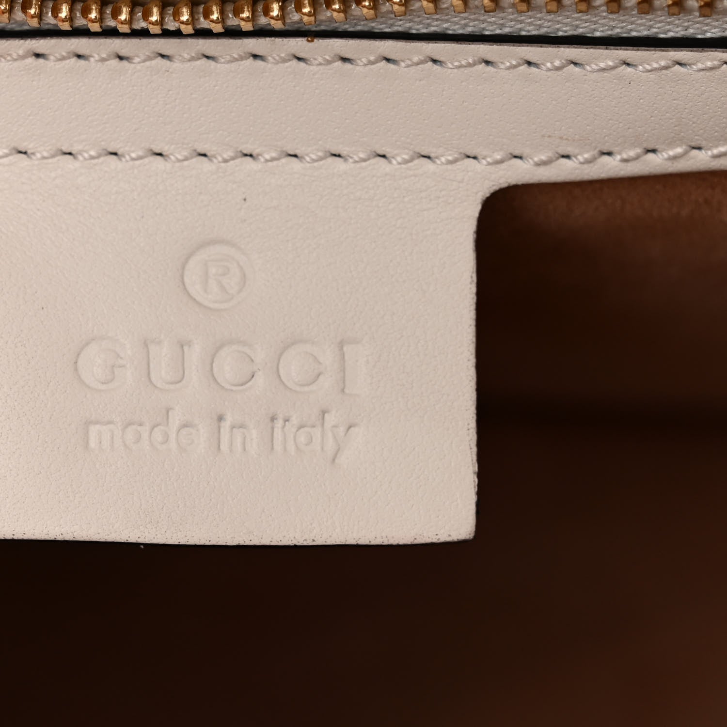 Gucci Calfskin Small Sylvie Shoulder Bag White 6 of 10