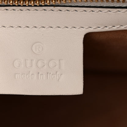 Gucci Calfskin Small Sylvie Shoulder Bag White 6 of 10