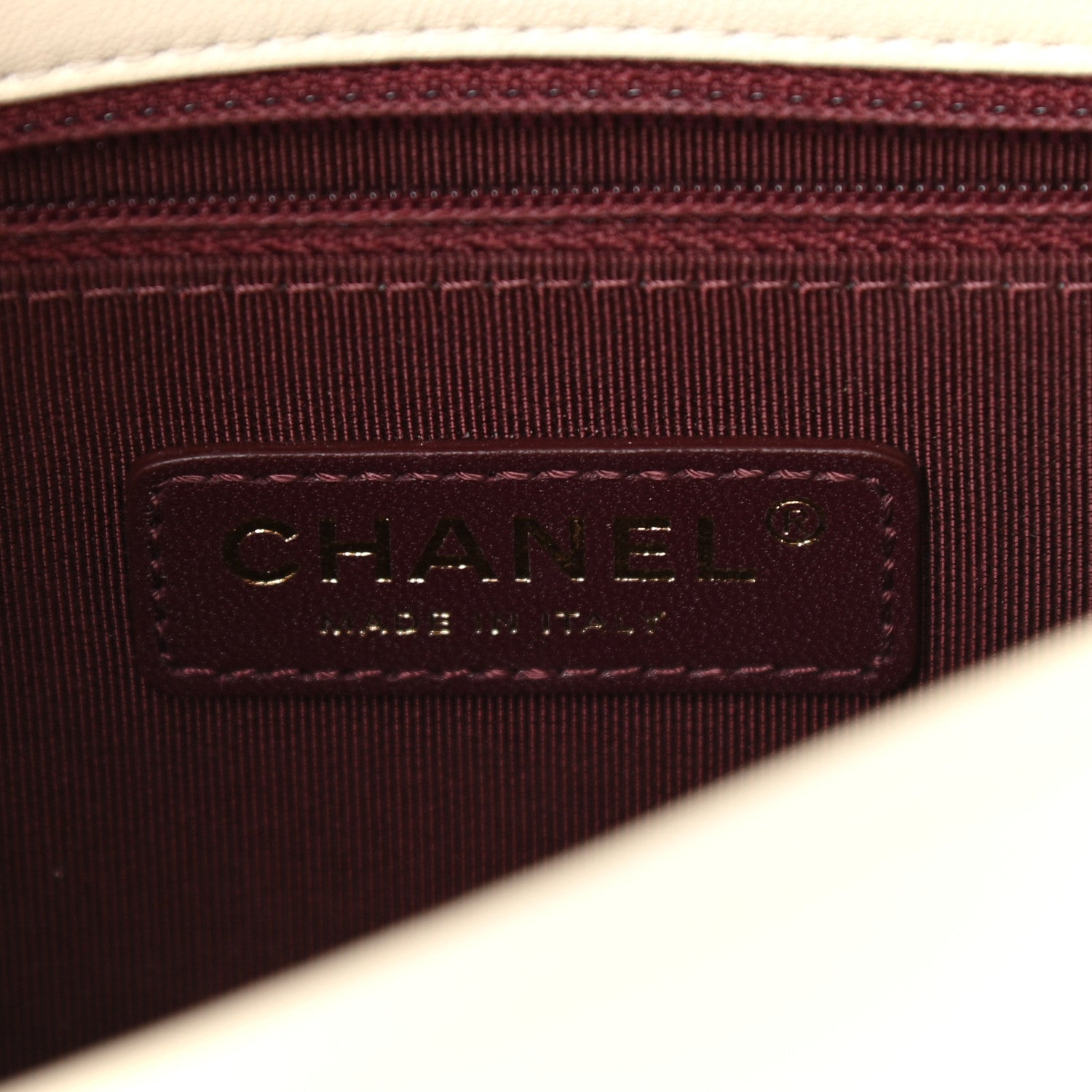 Chanel Sheepskin Quilted Vintage Mademoiselle Flap White 8 of 9