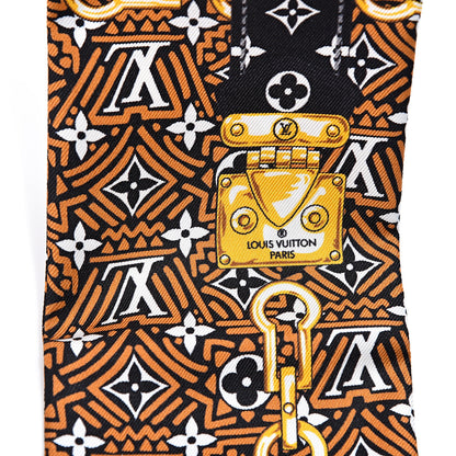 Louis Vuitton Silk Monogram Crafty Confidential Bandeau Caramel 4 of 4