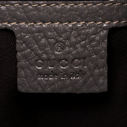 Gucci Monogram Medium Jockey Hobo Grey 6 of 9