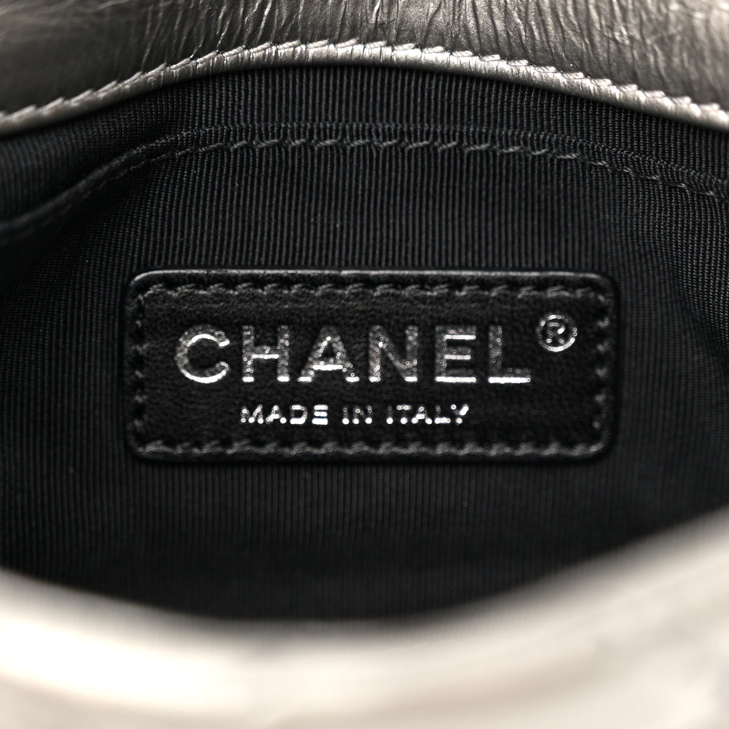 Chanel Calfskin Mini Chain Me Flap Dark Grey 6 of 12
