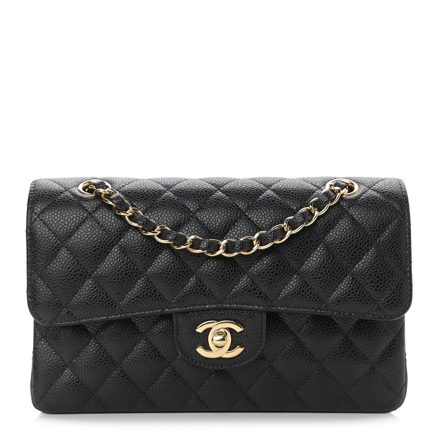 Chanel Caviar Quilted Small Double Flap Black 1 of 11