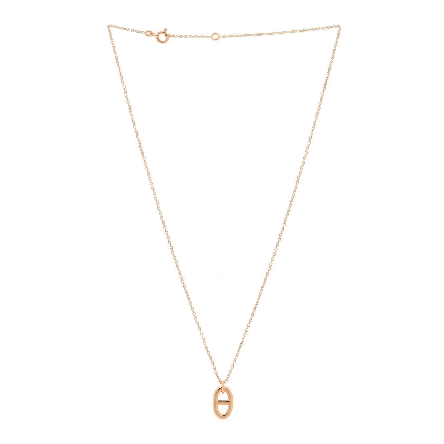 Hermes 18K Rose Gold PM Farandole Pendant Necklace 3 of 6