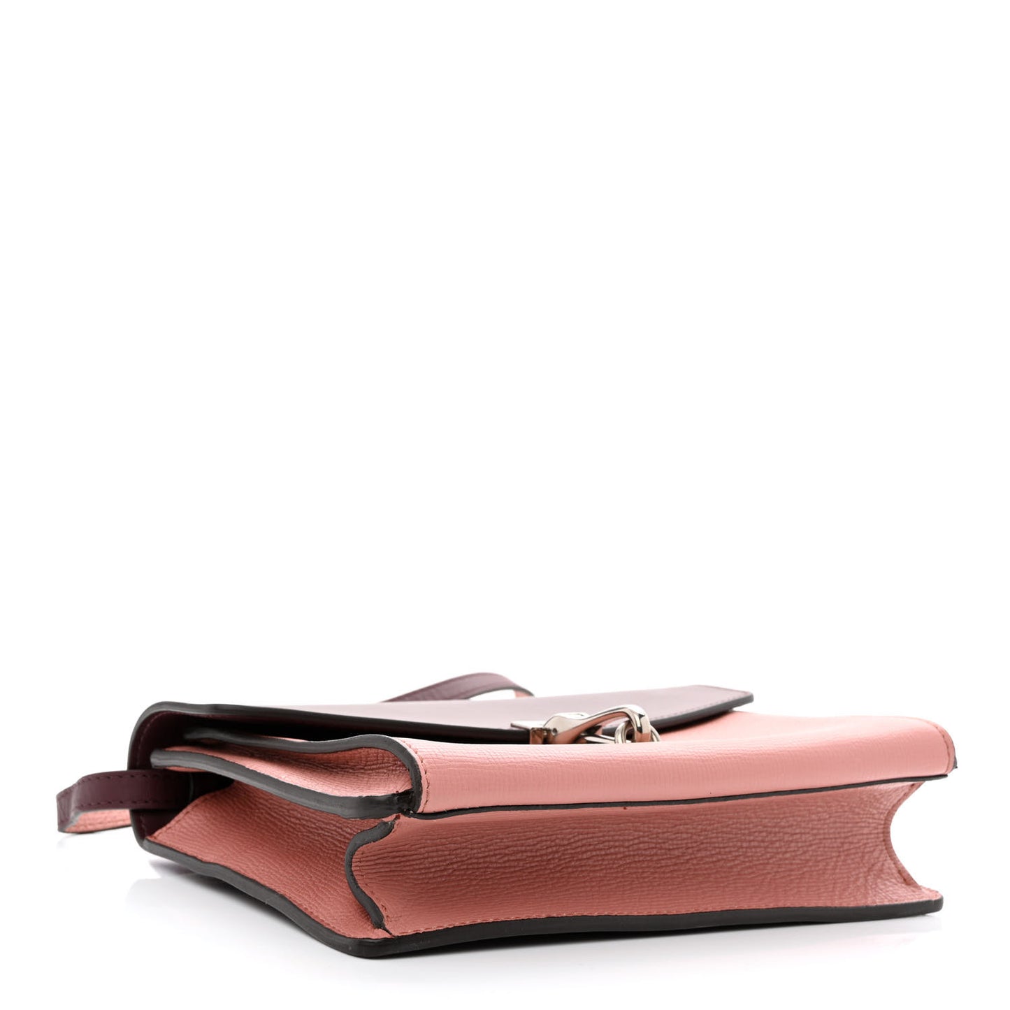 Derby Calfskin Bi-Color Small Macken Crossbody Bag Dusty Rose