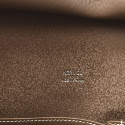 Hermes Taurillon Clemence Jypsiere 34 Etoupe 6 of 13