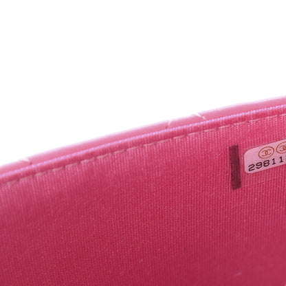 Chanel Lambskin Quilted CC Pearl Crush Wallet on Chain WOC Pink 8 of 9