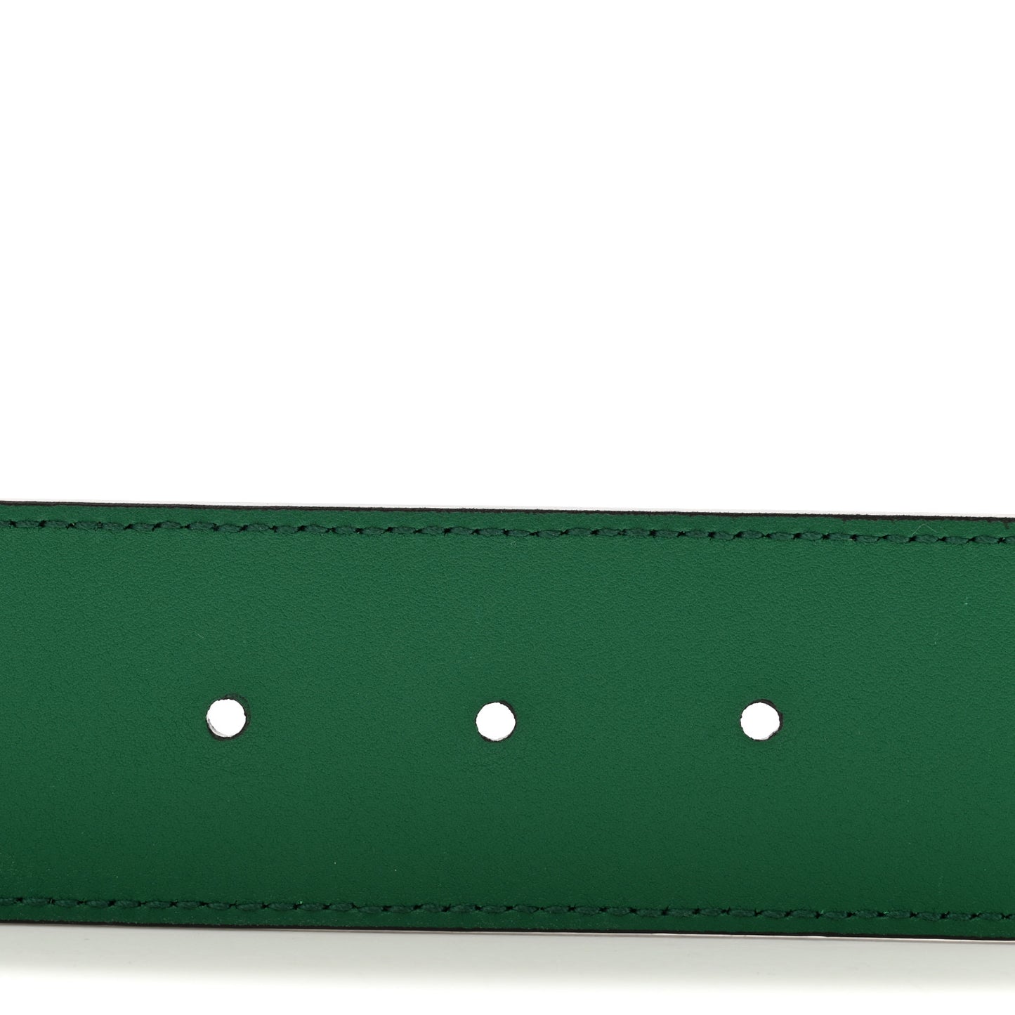 Calfskin Ceramic Glass Double G 40mm Belt 85 34 Emerald Multicolor
