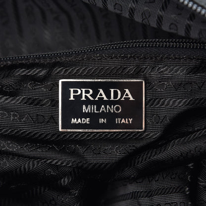 Prada Tessuto Nylon Saffiano Weekender Black 6 of 7
