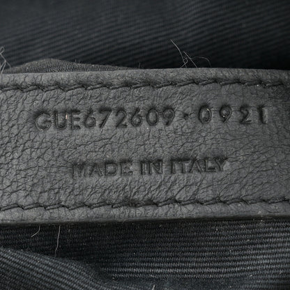 Saint Laurent Lambskin Matelasse Monogram Joe Backpack Cream 7 of 19