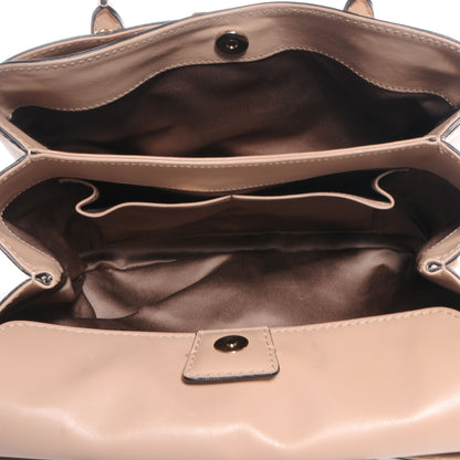 Valentino Garavani Calfskin Medium Rockstud Top Handle Tote Nude 6 of 8