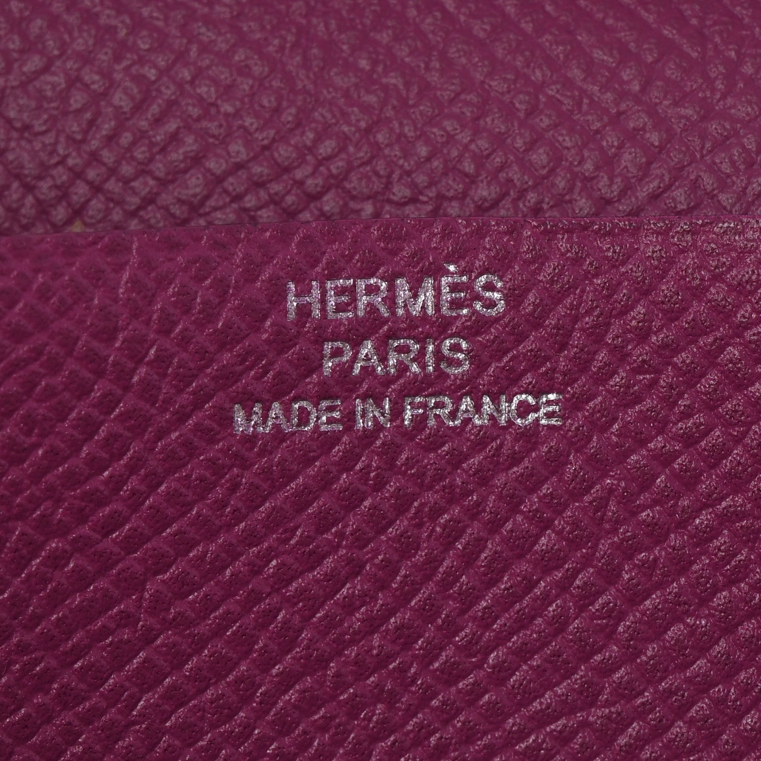 Hermes Epsom Bearn Gusset Wallet Rose Pourpre 6 of 11