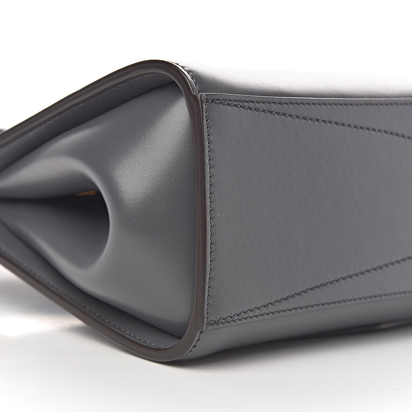 Calfskin Small Bespoke Shoulder Bag Storm Grey