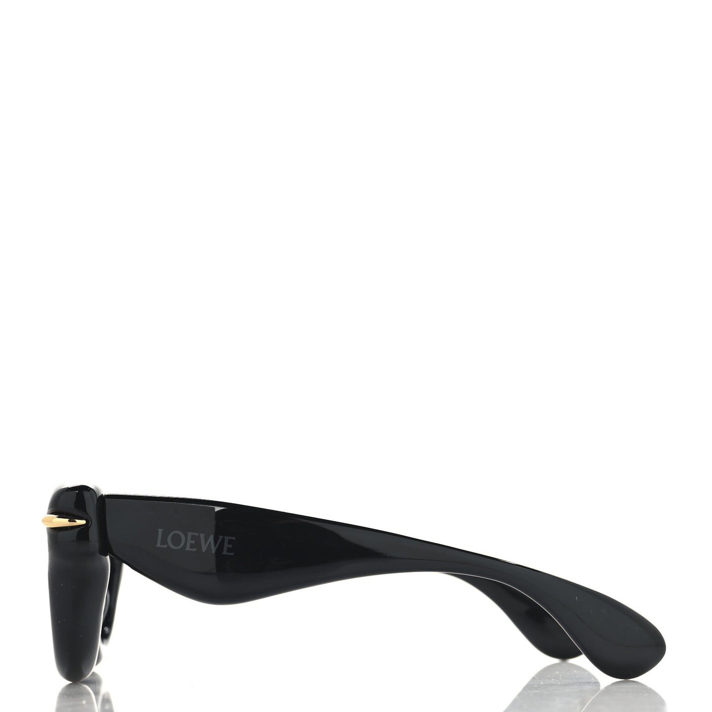 Acetate Inflated Pantos 46MM Sunglasses Black