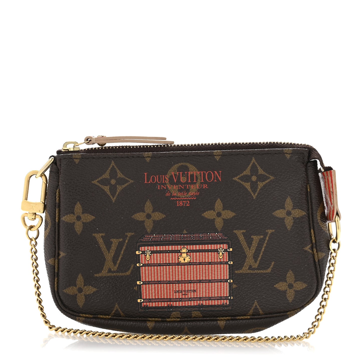 Monogram Trunks and Locks Mini Pochette Accessories